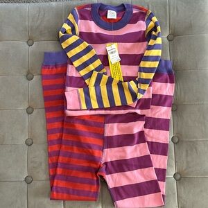 Hanna Anderson Organic Mix It Up Girls Pajama Set